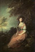 Thomas Gainsborough Mrs Richard Brinsley Sheridan Norge oil painting reproduction